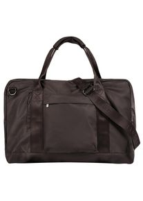 Reisetasche Bugatti "ELIA", Damen, Gr. B/H/T: 55cm x 33cm x 20cm onesize, braun, Kunstfaser, leicht gl&auml;nzend, unifarben, Taschen Reisetasche