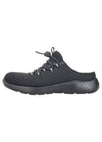 Clog Rieker, Damen, Gr. 38, schwarz, Textil, unifarben, Schuhe Clog, Schlupfschuh, Sommerschuh, Hausschuh mit MemoSoft-Ausstattung