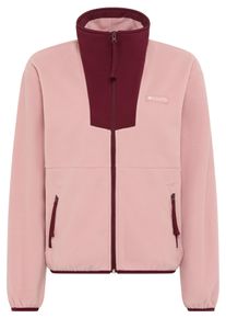 Fleecejacke Columbia "SEQUOIA GROVE FULL ZIP FLEECE", Damen, Gr. S, rosa (eraser pink, rich wine), Obermaterial: 100% Polyester, Jacken Fleecejacke, sportlicher Stil, f&uuml;r Wandern und Trekking, bequem
