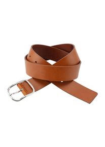 Lederg&uuml;rtel BOSS "Clea_Sz35", Damen, Gr. 75, braun (medium braun 210), Leder, unifarben, G&uuml;rtel Lederg&uuml;rtel, mit Einfachdornschlie&szlig;e