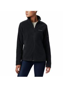 Fleecejacke Columbia "Fast Trek&trade; II Jacket", Damen, Gr. XXL (50/52), schwarz, Fleece, Obermaterial: 100% Polyester, unifarben, Basic h&uuml;ftbedeckend, hoch geschlossener Ausschnitt, abgesteppt, Jacken Fleecejacke, mit Stehkragen, mit Rei&szlig;verschlusstaschen, f&uuml;r Wandern und Laufen