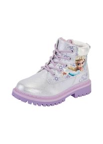 Schn&uuml;rboots Disney "FROZEN", M&auml;dchen, Gr. 32, lila, Synthetik, Schuhe Schn&uuml;rboots, Winterschuhe, Winterboots, Schn&uuml;rstiefel, Winterstiefel