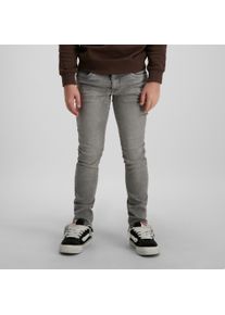 5-Pocket-Jeans Cars Jeans "Jenas Burgo", Jungen, Gr. 4 (104), N-Gr, grau (grau used), Denim/Jeans, Obermaterial: 99% Baumwolle, 1% Elasthan, Abriebeffekte, slim fit normal, Jeans 5-Pocket-Jeans
