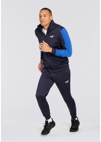 Trainingsanzug Puma "SPORT POLY SUIT", Herren, Gr. M, blau (new navy), Trikot, Obermaterial: 100% Polyester, regular fit, Sportanz&uuml;ge Trainingsanzug, ohne Kapuze, aus Trikot-Material, Topseller