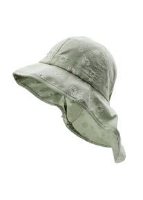 Sonnenhut MaxiMo, Jungen, Gr. 47, lightjade, Canvas, Baumwolle, gemustert, mehrfarbig, H&uuml;te Sonnenhut, Sonnenschutz, zum Binden