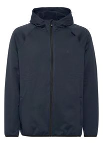 Fleecejacke North Bend "Fleecejacke NBBartos", Herren, Gr. XL, blau (navy blazer), Obermaterial: 95% Polyester PES. 5% Elasthan EL., unifarben, regular fit, Jacken Fleecejacke