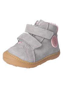 Lauflernschuh Pepino BY RICOSTA "Gedo WMS: normal", M&auml;dchen, Gr. 20, grau, Leder, Schuhe Lauflernschuh, Barfu&szlig;schuh mit hochgezogener Zehenkappe, Gr&ouml;&szlig;enschablone zum Download