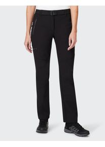 Outdoorhose Hot Sportswear, Damen, Gr. 44, N-Gr, schwarz, Obermaterial: 91% Polyester, 9% Elasthan, Hosen Outdoorhose