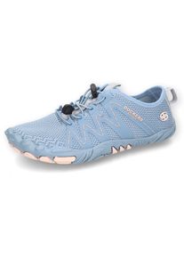 Barfu&szlig;schuh Dockers by Gerli, Damen, Gr. 37, blau (blau, rosa), Synthetik, Textil, Schuhe Barfu&szlig;schuh, Sneaker, Slipper, Freizeitschuh mit bequemen Vorfu&szlig;bereich
