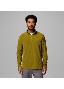 Fleecepullover Columbia "KLAMATH RANGE II HALF ZIP", Herren, Gr. L (50), mossy gr&uuml;n, Fleece, Obermaterial: 100% Polyester, abgesteppt, Sweatshirts Fleecepullover, f&uuml;r Outdoor-Abenteuer und Wandern, atmungsaktiv, schnell trocknend