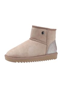 Schlupfboots Kangaroos "K-UK HOLY", M&auml;dchen, Gr. 31, braun (stone braun), Textil, Schuhe Schlupfboots, gef&uuml;ttert