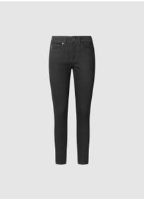 Skinny-fit-Jeans Pepe Jeans "SKINNY JEANS LW", Damen, Gr. 31, L&auml;nge 30, clean deep schwarz, Denim/Jeans, Obermaterial: 98% Baumwolle, 2% Elasthan, skinny fit lang, Jeans Skinny-fit-Jeans, Low Waist
