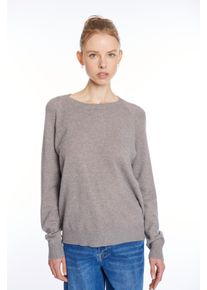 Haily's Strickpullover HAILY&rsquo;S "LS V SK As44ra", Damen, Gr. XS, taupe marl, Strick, Obermaterial: 50% Viskose, 27% Nylon, 23% Polyester, meliert, h&uuml;ftlang, V-Ausschnitt, Pullover Strickpullover