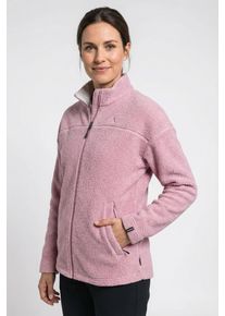Sch&ouml;ffel Fleecejacke SCH&Ouml;FFEL "CIRC Fleece Jk Style Purga WMS", Damen, Gr. 34, pearly after, Fleece, Obermaterial: 100% Polyester, unifarben, Basic h&uuml;ftbedeckend, Jacken Fleecejacke, sportlicher Stil, f&uuml;r Trekking, Wandern und Laufen, lockere Passform