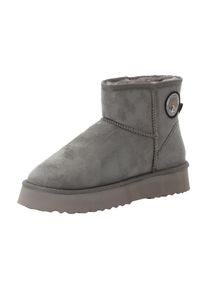 O`Neill Schlupfboots O'NEILL "BESIANA PLATFORM WOMEN MID", Damen, Gr. 37, grau (monument), Synthetik, Schuhe Schlupfboots, Winterboots, Snowboots, Winterschuhe