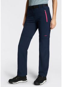 Zip-off-Hose CMP, Damen, Gr. 46, N-Gr, b.blau, magen, Obermaterial: 89% Polyester, 11% Elasthan, Hosen Zip-off-Hose, Elastisch & Schnell trocknend & Atmungsaktiv