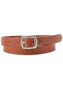 Levi's Lederg&uuml;rtel LEVI'S "WOMEN'S LUX LEATHER BELT", Damen, Gr. 100, braun (cognac), Leder, G&uuml;rtel Lederg&uuml;rtel
