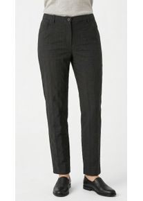 Stretch-Hose KjBRAND "Babsie", Herren, Gr. 46, N-Gr, schwarz gestreift, Web, Obermaterial: 47% Baumwolle, 45% Polyester, 6% Viskose, 2% Elasthan, regular fit lang, Hosen Stretch-Hose, mit Taschen