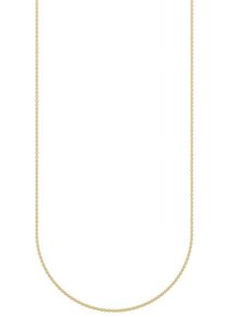 Collierkettchen Firetti "Schmuck Geschenk Silber 925 Rundankerkettengl. in mehreren Breiten" Gr. 50, gold (gelbgoldfarben), Halsketten, Damen, 50, Silber 925 (Sterlingsilber), B: 1,1mm, Collierkettchen, Made in Germany, B:1,1mm