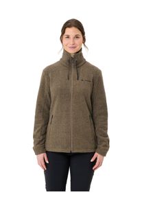 Fleecejacke Vaude "WOMEN'S SKOMER WINTER FLEECE JACKET", Damen, Gr. 48, beige (oat), Fleece, Obermaterial: 100% Polyester. Futter: 100% Polyester, unifarben, regular fit normal, Rundhals, eingesetzt abgesteppte Kante, Jacken Fleecejacke, f&uuml;r Erwachsene, mit w&auml;rmendem und schnell trocknendem Material