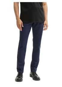 Chinohose Tom Tailor "TRAVIS", Herren, Gr. 31, L&auml;nge 34, blau (sky captain blau), Obermaterial: 97% Baumwolle, 3% Elasthan. Futter: 100% Baumwolle, unifarben, regular fit kn&ouml;chellang, Hosen Chinohose, mit G&uuml;rtel