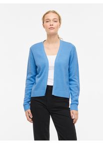 Strickjacke Vila "VILOLLO SHORT L/S KNIT CARDIGAN - NOOS", Damen, Gr. XS, all aboard, Strick, Obermaterial: 100% Baumwolle, unifarben, regular fit normal, V-Ausschnitt, Rippstrickb&uuml;ndchen, Strickjacken Strickjacke