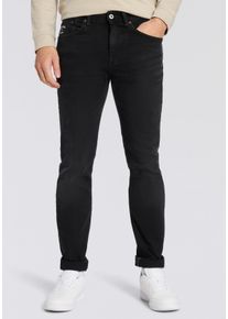 Slim-fit-Jeans Pepe Jeans "SLIM JEANS HATCH FS WASHED BLK", Herren, Gr. 36, L&auml;nge 32, schwarz (schwarz used), Denim/Jeans, Obermaterial: 98% Baumwolle, 2% Elasthan, slim fit, Jeans Slim-fit-Jeans, im 5-Pocket-Stil