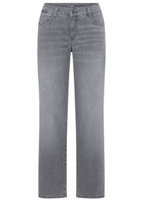 Bequeme Jeans MAC "Gracia", Damen, Gr. 46, L&auml;nge 30, carbon grau used, Denim/Jeans, Obermaterial: 88% Baumwolle, 9% Polyester, 3% Elasthan, unifarben, comfort fit kn&ouml;chellang, Jeans Bequeme Jeans
