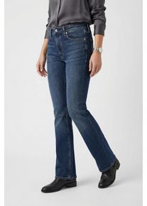 Bootcut-Jeans Calvin Klein Jeans, Damen, Gr. 33, L&auml;nge 34, midtown blau, Denim/Jeans, Obermaterial: 98% Baumwolle, 2% Elasthan, skinny fit, Jeans Bootcut-Jeans, Boot-cut-fit
