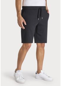Sweatshorts John Devin "- kurze Hose aus innen angerauter Sweatware", Damen, Gr. XXL (60/62), N-Gr, schwarz, angeraute Sweatware, Obermaterial: 60% Baumwolle, 40% Polyester, unifarben, regular fit kurz, Hosen Sweatshorts, mit breiter Kordel und seitlichen Taschen