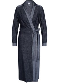 Jeanskleid Sportalm KITZB&Uuml;HEL, Damen, Gr. 40, N-Gr, blau (schwarz denim), Web, Obermaterial: 62% Baumwolle, 31% Viskose, 5% Polyester, 2% Polyamid, mehrfarbig, regular fit, 2-Knopf-Manschette, Kleider Jeanskleid, in Wickeloptik