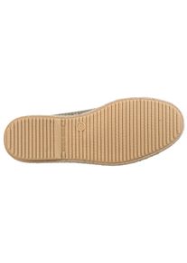 Bootsschuh VERBENAS "TRUMAN BUZZBEE", Damen, Gr. 45, gr&uuml;n, Textil, Veloursleder, Schuhe Bootsschuh, Espadrilles, Sommerschuh, Schn&uuml;rschuh mit Juterahmen