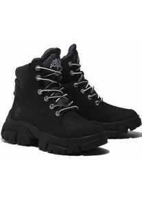 Schn&uuml;rboots Timberland "Adley Way Sneaker Boot", Damen, Gr. 37, schwarz, Leder, Schuhe Schn&uuml;rboots, Winterschuhe, Sneakerboots, Winterboots