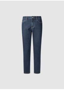 High-waist-Jeans Pepe Jeans "TAPERED JEANS HW", Damen, Gr. 31, L&auml;nge 30, schwarz enzyme, Denim/Jeans, Obermaterial: 98% Baumwolle, 2% Elasthan, gerade, unten schmal lang, Jeans High-waist-Jeans