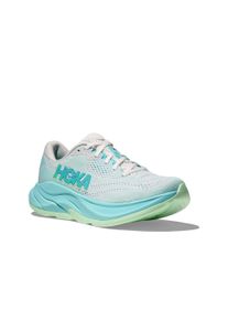 Laufschuh Hoka One One "RINCON 4", Damen, Gr. 36,5, frost, blau spark, Synthetik, Textil, Schuhe Laufschuh, sehr leicht