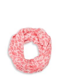 Loop Tom Tailor, Damen, coral pink ginkgo minimal, Web, Kunstfaser, gemustert, Modet&uuml;cher Loop, mit Muster