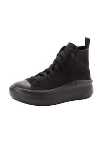 Sneaker Converse "CHUCK TAYLOR ALL STAR MOVE PLATFORM", Damen, Gr. 32, schwarz (schwarz, schwarz, dk smoke grau), Textil, Schuhe Sneaker