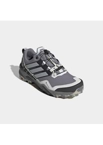 Wanderschuh adidas terrex "TERREX SKYCHASER GORE-TEX", Herren, Gr. 44, grau three, grau two, sanftes wei&szlig;, Synthetik, Textil, Schuhe Wanderschuh, wasserdicht dank Gore-Tex Membrane