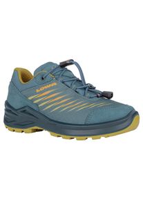 Wanderschuh Lowa "ZIRROX II GTX LO JR", Jungen, Gr. 37, bunt (petrol, senf), Synthetik, Textil, Schuhe Wanderschuh, wasserdicht dank Gore-Tex Membrane