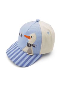 Baseball Cap MaxiMo, Jungen, Gr. 47/49, blau fog, sanftes wei&szlig;, Canvas, Baumwolle, Caps Baseball Cap, gute Bel&uuml;ftung