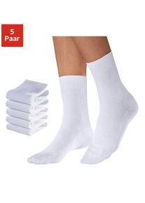 Arbeitssocken GO IN, Damen, Gr. 35-36, wei&szlig;, Baumwolle, Polyamid, unifarben, elastisch, Socken Arbeitssocken, f&uuml;r medizinische Berufe