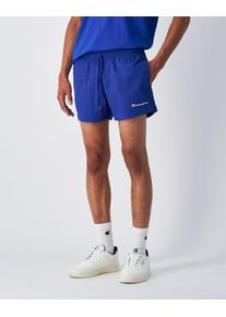 Badeshorts Champion "Icons Beachshort Short", Herren, Gr. XXXL (56), N-Gr, blau (bai), Web, Obermaterial: 100% Polyester, Badehosen Badeshorts, schnell trocknendes Gewebe, wasserabweisendes Material