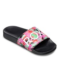 Sandale Roxy "Rg Slippy Ii", M&auml;dchen, Gr. 36, gr&uuml;n (sage), Obermaterial:Obermaterial: 100% PU, Futter: 100% Textil, Laufsohle: 100% EVA;, Schuhe Sandale