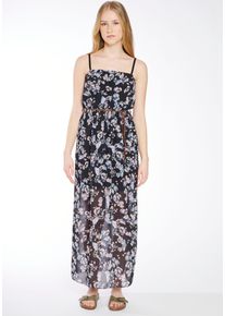 Haily's Tr&auml;gerkleid HAILY&rsquo;S "MX P DR Da44lia", Damen, Gr. L (40), N-Gr, schwarz (7091 schwarz flower), Web, Obermaterial: 100% Polyester, gebl&uuml;mt, Kleider Tr&auml;gerkleid, Sommerkleid