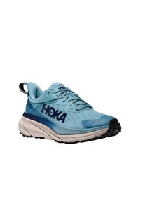 Laufschuh Hoka One One "CHALLENGER 7 GORE-TEX", Damen, Gr. 37, raindrop, grout, Synthetik, Textil, mehrfarbig, Schuhe Laufschuh, wasserdichter Trailrunningschuh