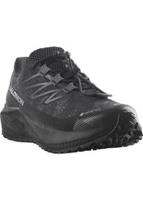 Laufschuh Salomon "AERO FLOW GRVL GORE-TEX", Damen, Gr. 38, asphalt, schwarz, cloudburst, Synthetik, Textil, Schuhe Laufschuh, wasserdicht