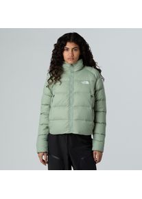 Daunenjacke The North Face "W HYALITE DOWN JKT", Damen, Gr. XL, grau (slate moss), Obermaterial: 100% Nylon. Wattierung: 100% G&auml;nsedaunen, normal, Jacken Daunenjacke, mit G&auml;nsedaunenf&uuml;llung, leichtes Material, mit Handw&auml;rmtaschen