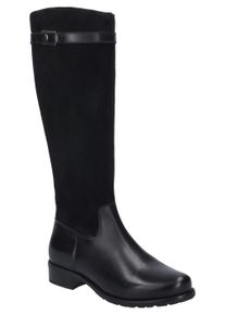 Stiefel Josef Seibel "Chiara 05", Damen, Gr. 37, Varioschaft, schwarz, Glattleder, Leder, unifarben, Schuhe Stiefel, Langschaftstiefel, Reiterstiefel, Komfortschuh in G-Weite