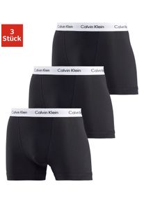 Boxer "CK Boxer 3x", Herren, Gr. L (7), 3 Stk., schwarz, Obermaterial: 95% Baumwolle, 5% Elasthan, Calvin Klein Underwear, Unterhosen Boxer, mit Logoschriftzug am Bund, Topseller