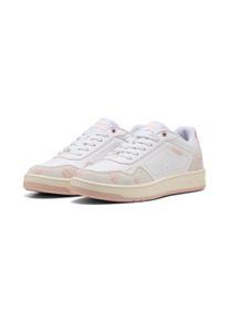 Sneaker Puma "COURT CLASSY CRAFTED FLOWERS", Damen, Gr. 40, rosa (Puma wei&szlig;, rose quartz), Synthetik, Schuhe Sneaker